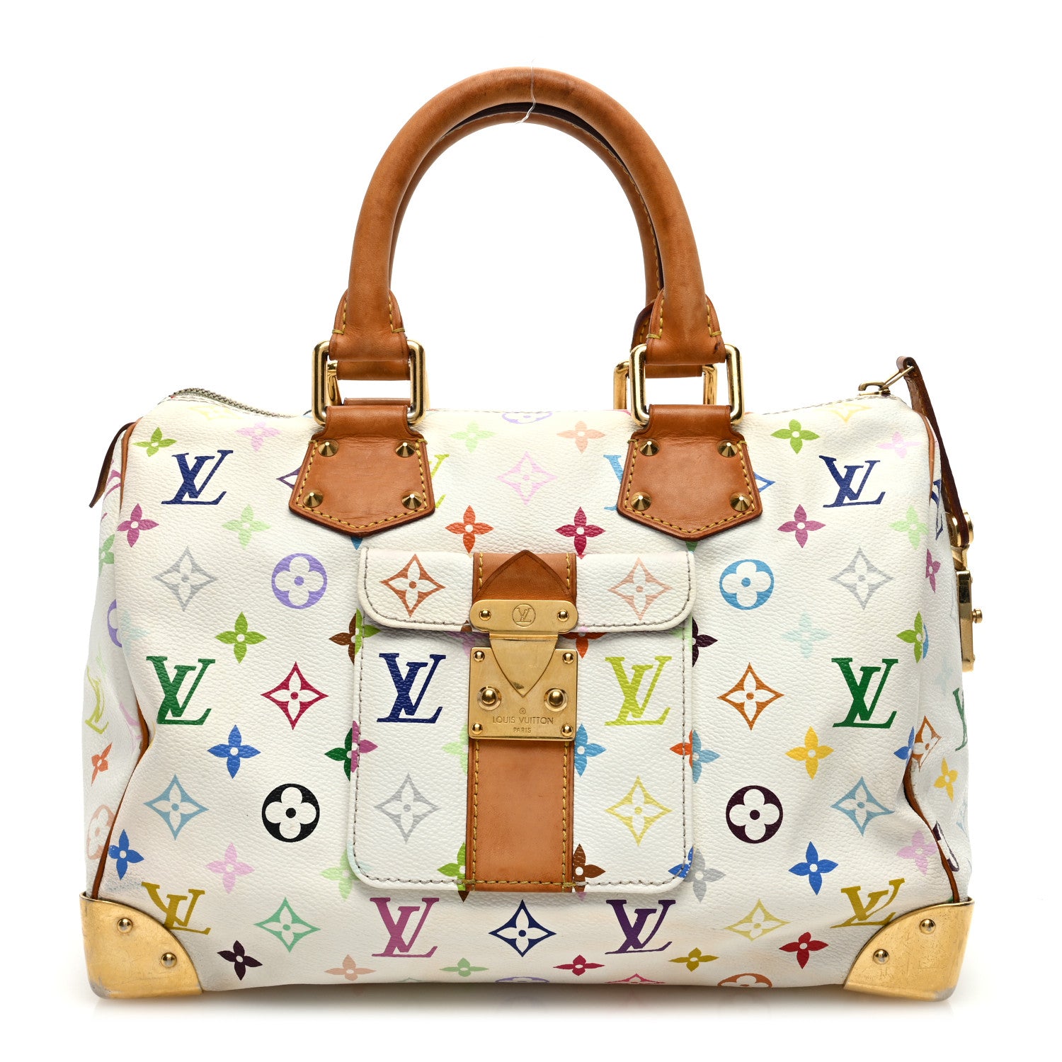 Louis Vuitton Monogram Multicolor Speedy 30 White 1 of 17