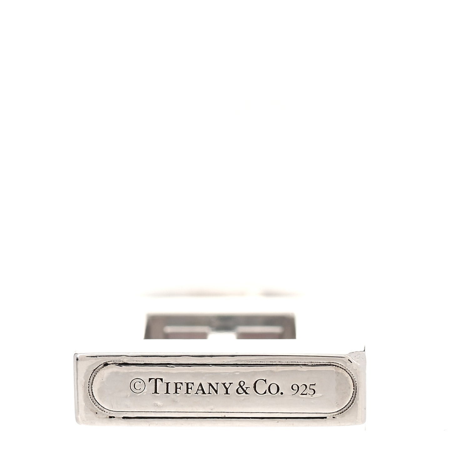 Sterling Silver Letter T Lock Charm Pendant