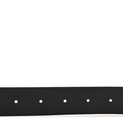 Louis Vuitton Calfskin Monogram 30mm LV Initiales Reversible Belt 80 32 Black 4 of 6