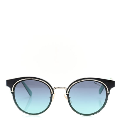 Tiffany Round TF3061 Sunglasses Black Blue 4 of 18