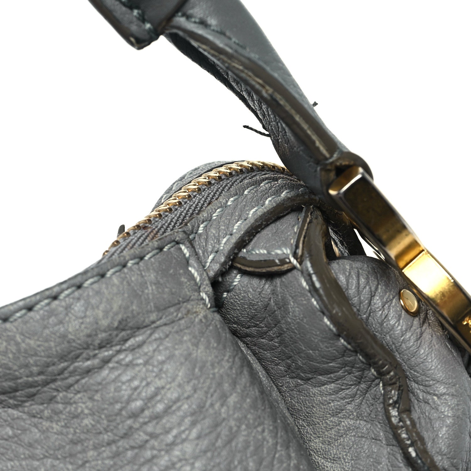 Chloe Calfskin Large Marcie Hobo Stone 14 of 15