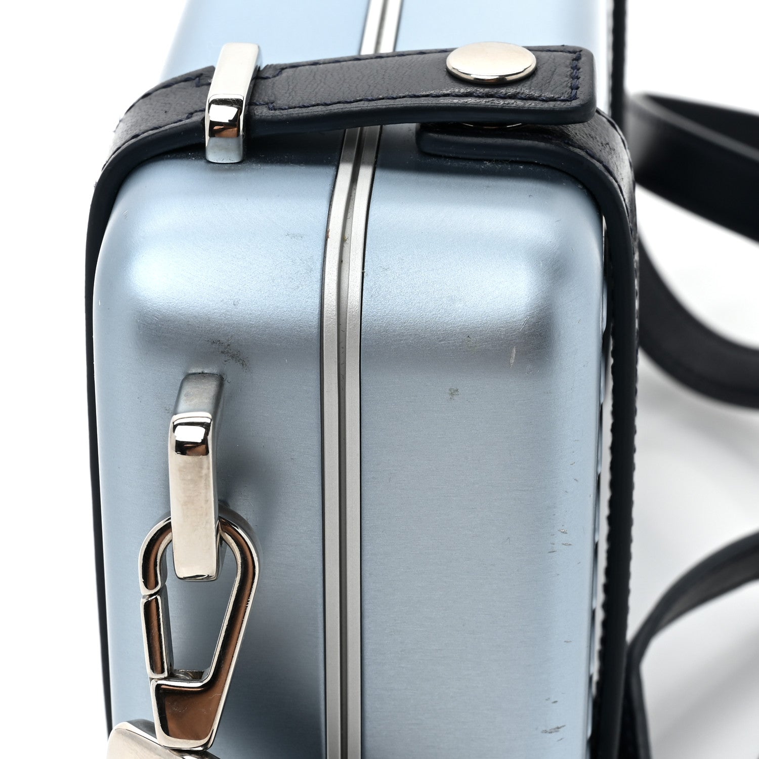 Christian Dior X RIMOWA Aluminum Personal Clutch On Strap Bleu 16 of 18
