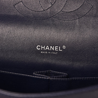 Chanel Caviar Quilted Maxi Double Flap Navy Blue 6 of 19