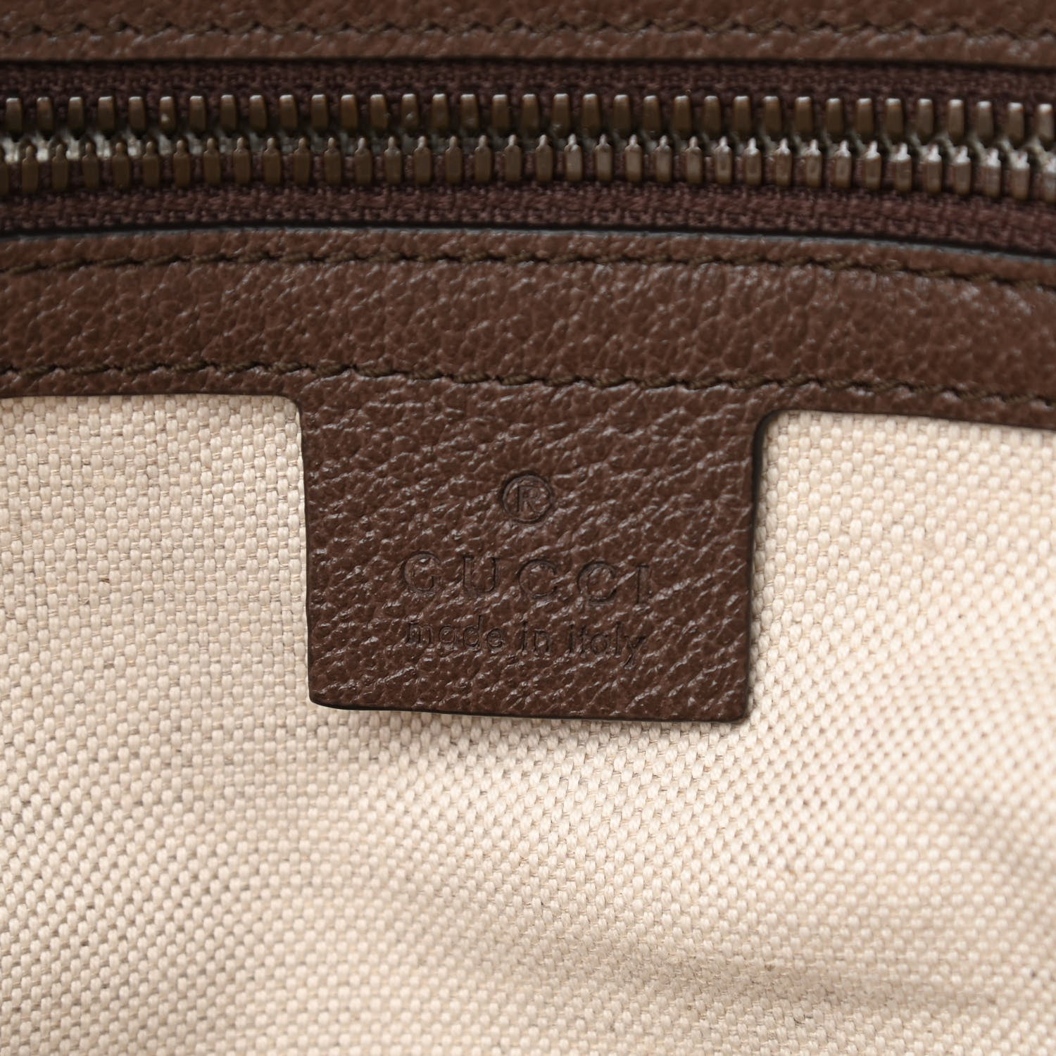 Gucci GG Supreme Monogram Calfskin Web Small Ophidia Day Backpack Beige Ebony New Acero 6 of 11