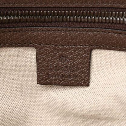 Gucci GG Supreme Monogram Calfskin Web Small Ophidia Day Backpack Beige Ebony New Acero 6 of 11