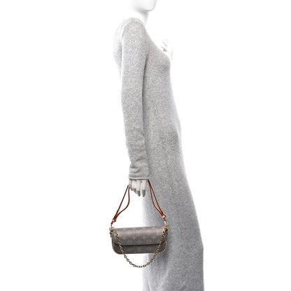 Louis Vuitton Monogram Ivy Wallet On Chain Trianon Gray 2 of 9