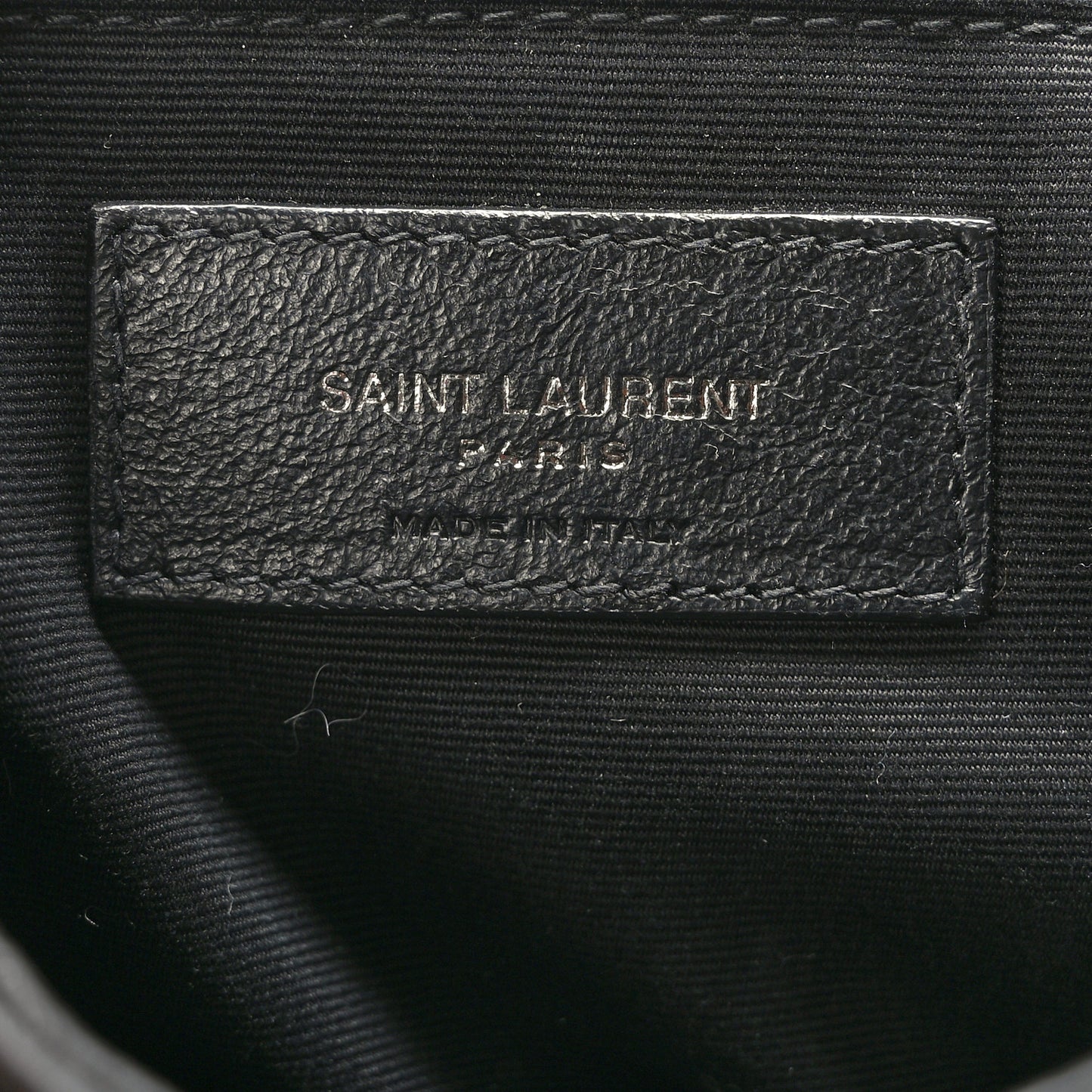 Crinkled Calfskin Matelasse Monogram Large Niki Chain Satchel Black