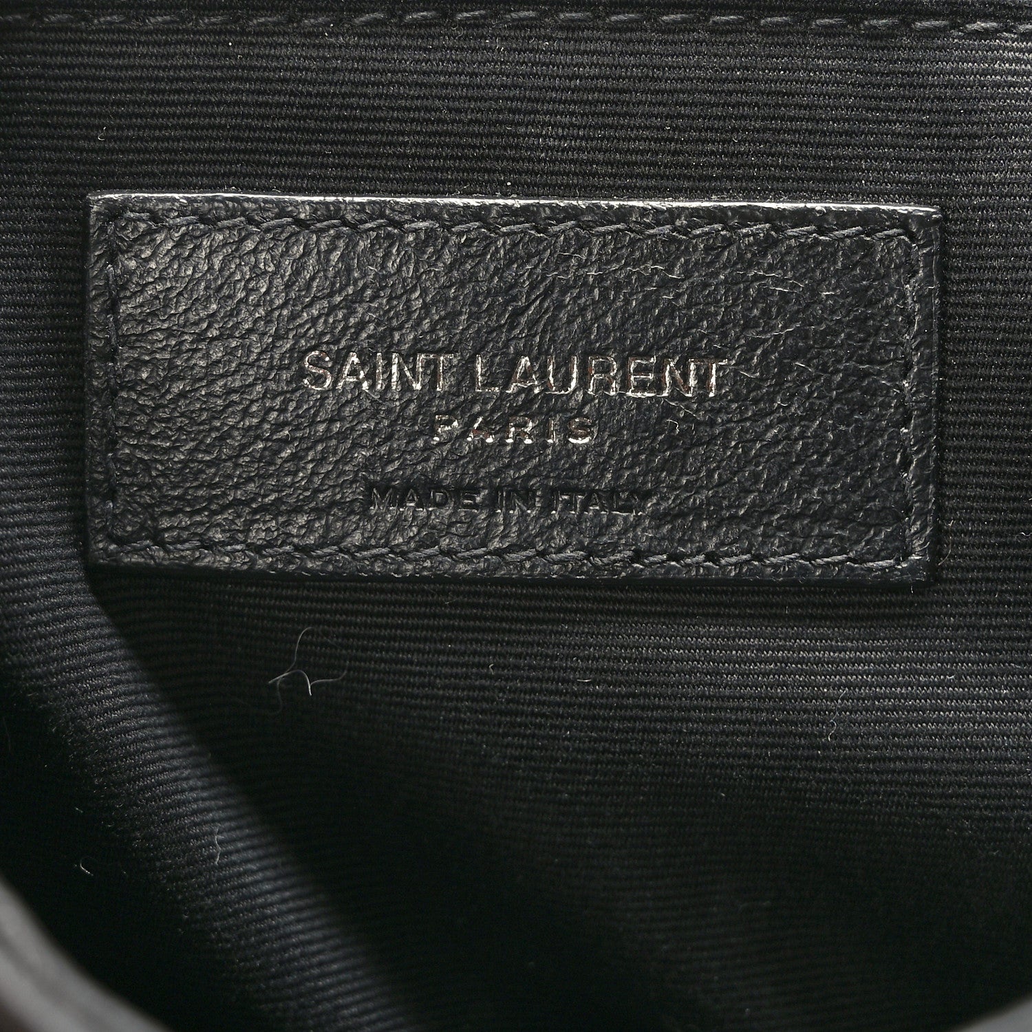 Saint Laurent Crinkled Calfskin Matelasse Monogram Large Niki Chain Satchel Black 7 of 9