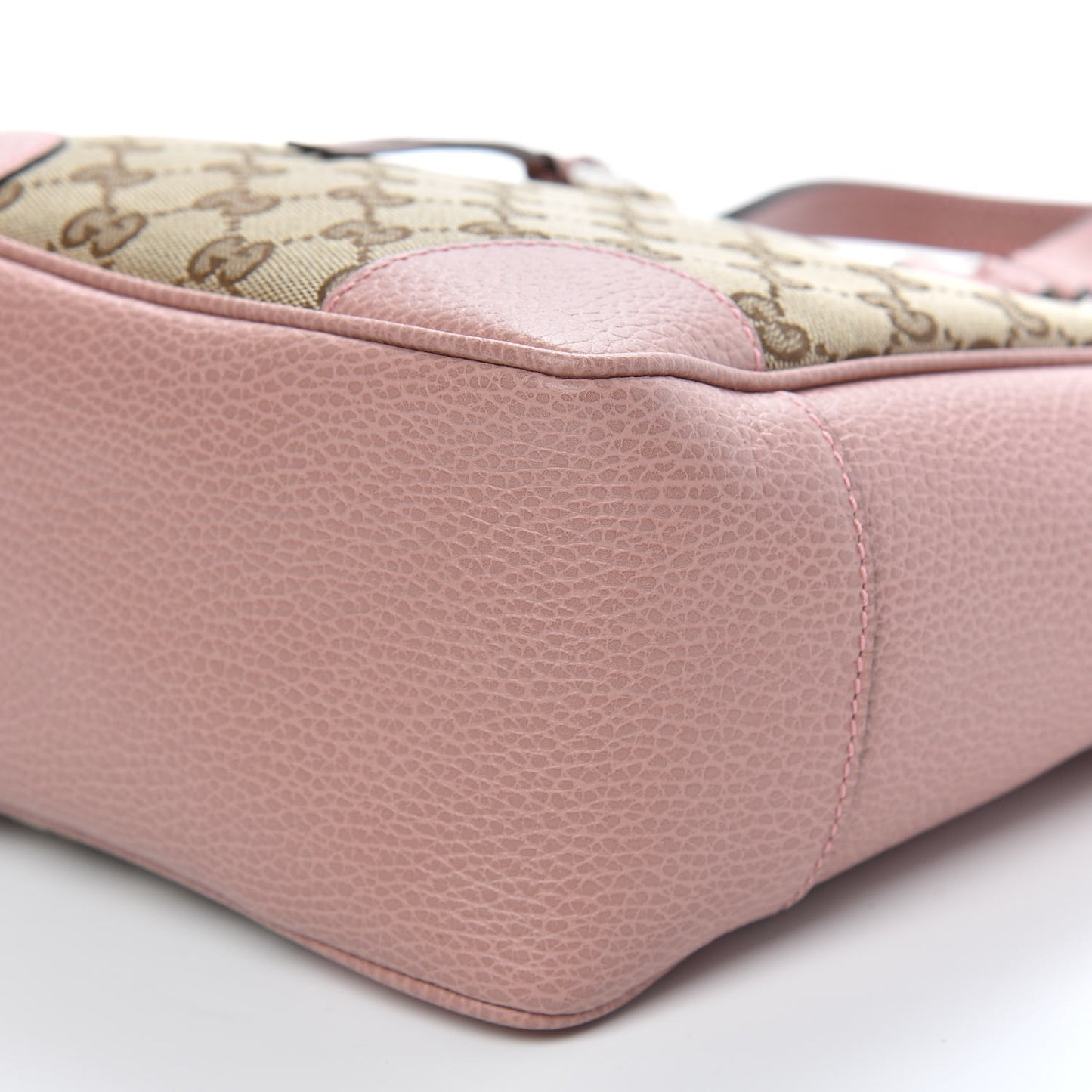 Monogram Small Bree Tote Beige Soft Pink