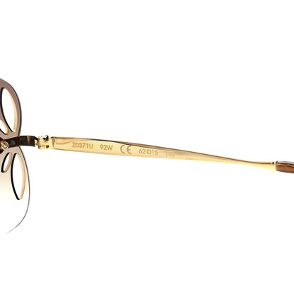 Louis Vuitton Lily Sunglasses Z0371U Brown Glitter 6 of 7