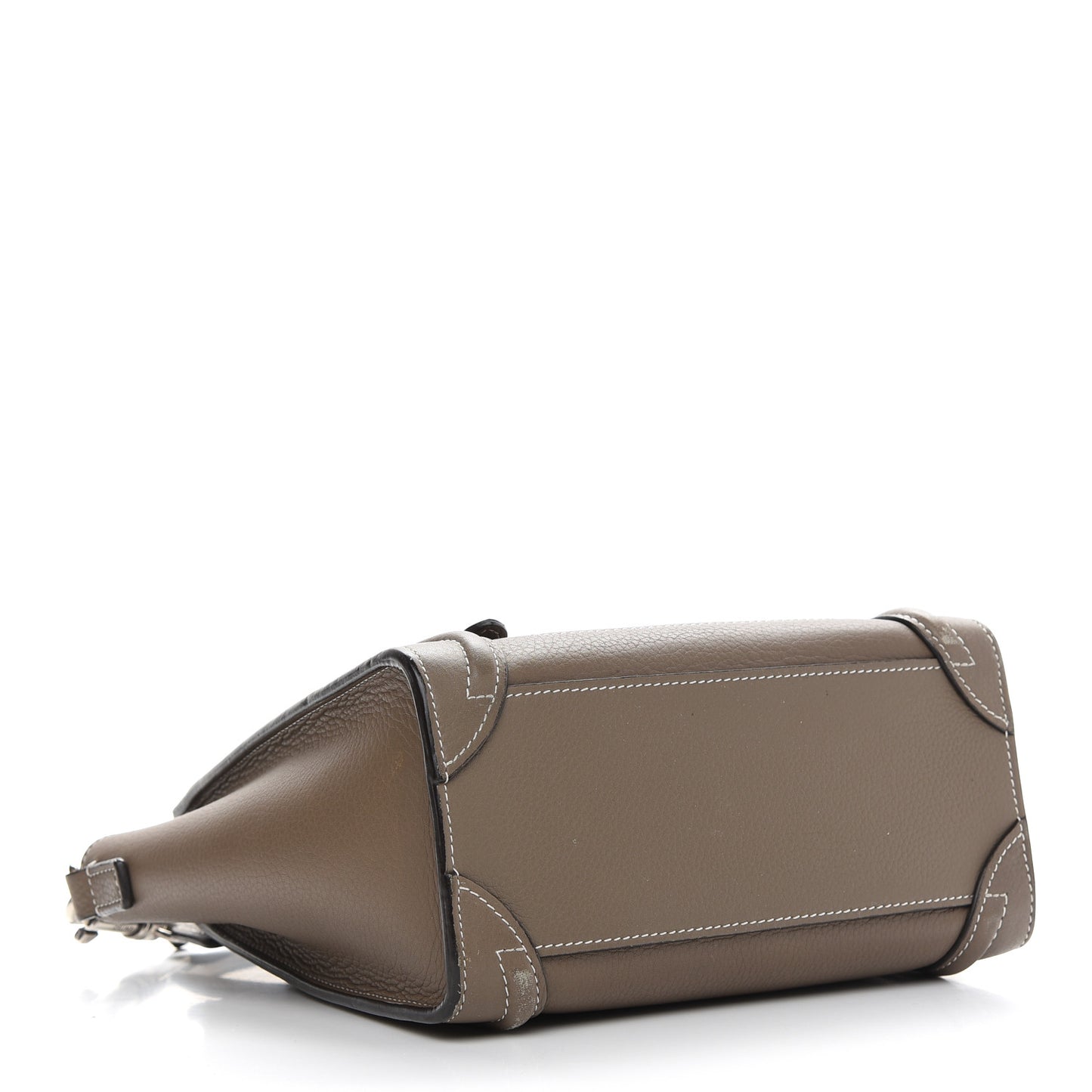 Drummed Calfskin Nano Luggage Souris
