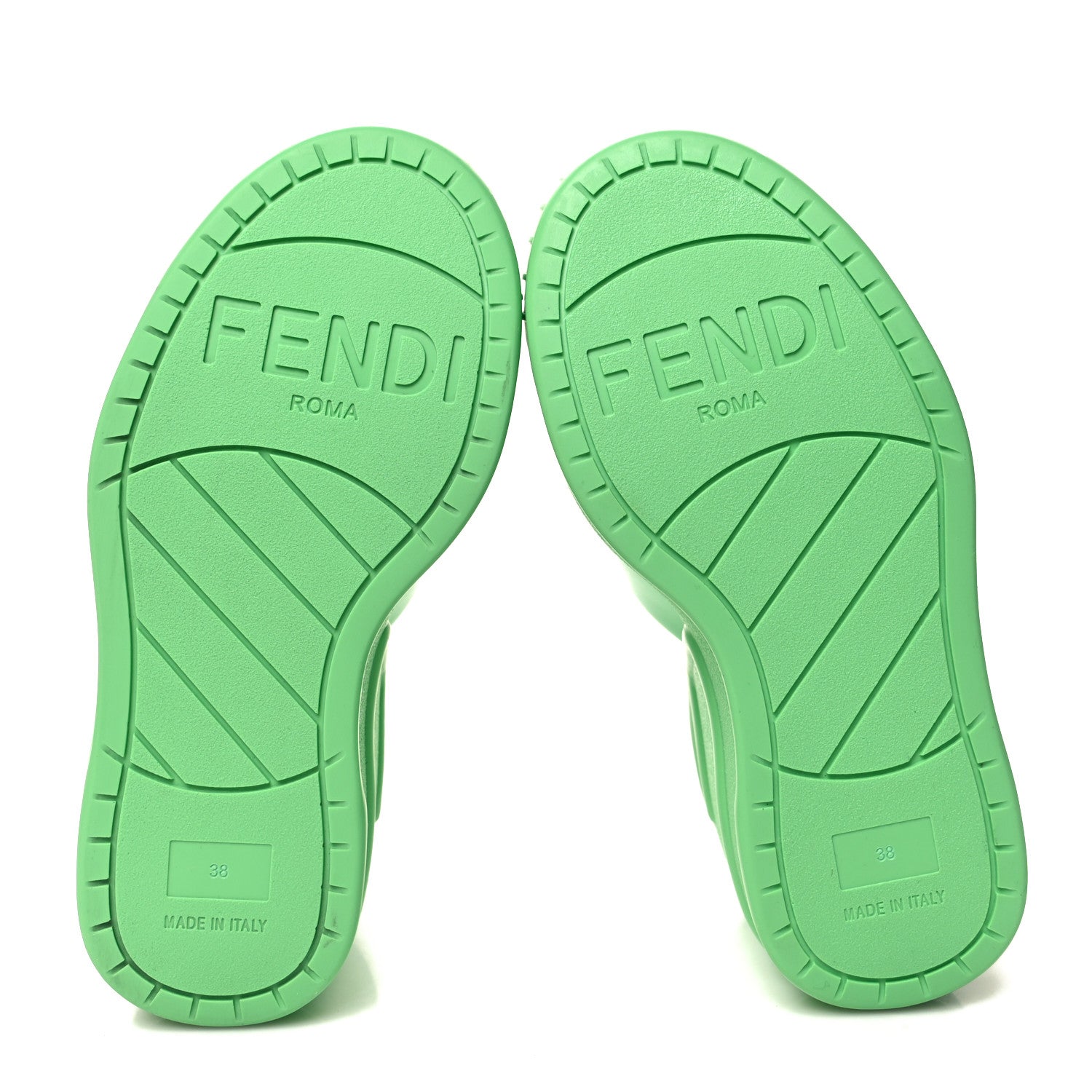 Fendi Nappa Fashion Show Platform 140mm Slide Sandals 38 Bouquet 5 of 8