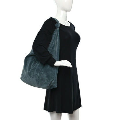 The Row Suede Bindle Two Bag Pale Teal 2 of 9