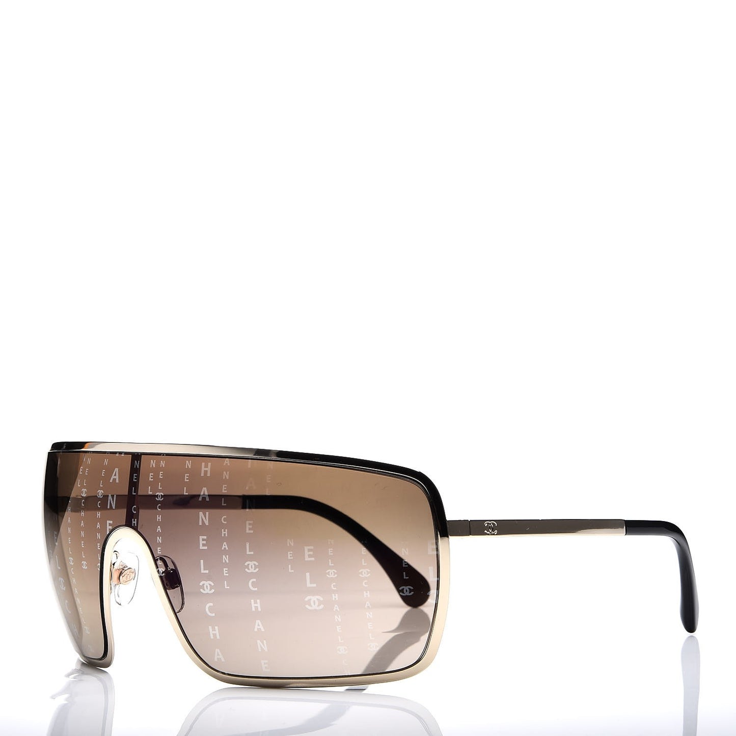 Shield Runway Sunglasses 71213 Gold