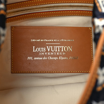 Louis Vuitton Canvas Monogram Cruise Bulles MM Navy 6 of 10