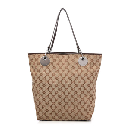 Gucci Monogram Large Eclipse Tote Brown 1 of 14