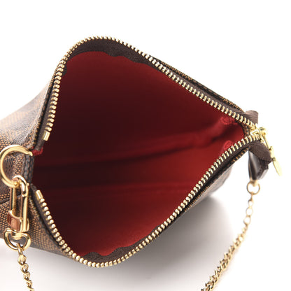 Louis Vuitton Damier Ebene Mini Pochette Accessories 5 of 8