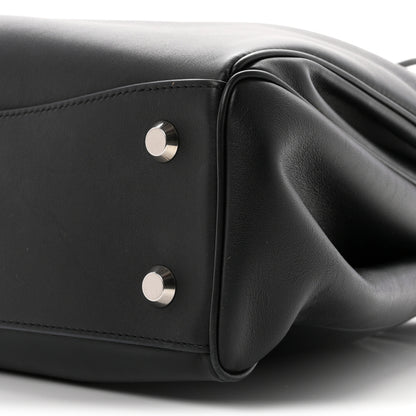 Balenciaga Natural Smooth Calfskin Medium Rodeo Top Handle Handbag Black 9 of 9