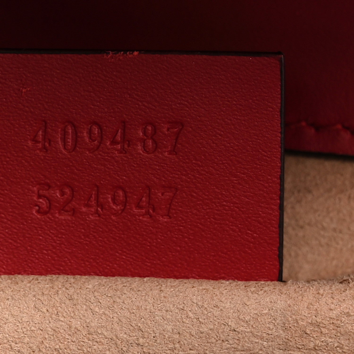 Gucci Guccissima Small Padlock Shoulder Bag Hibiscus Red 6 of 12