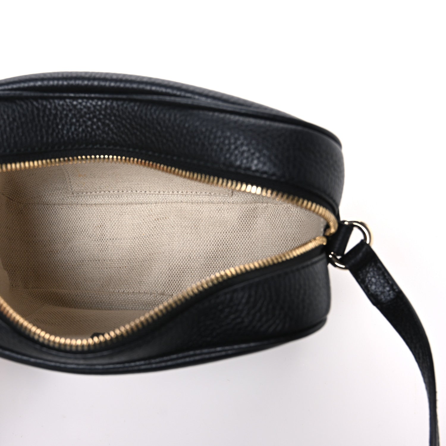 Gucci Pebbled Calfskin Small Soho Disco Bag Black 5 of 10
