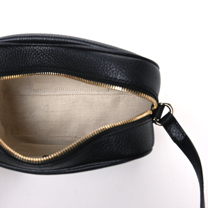 Gucci Pebbled Calfskin Small Soho Disco Bag Black 5 of 10