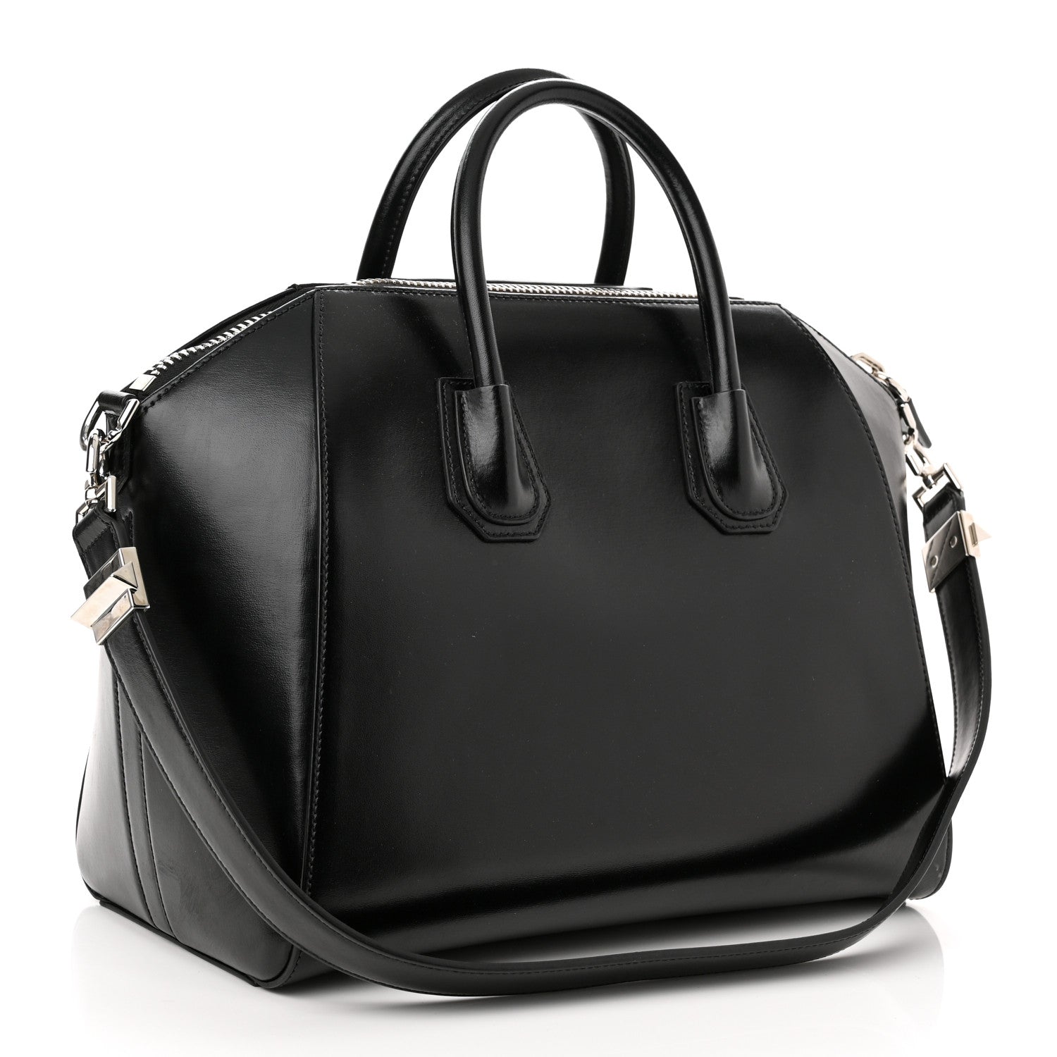 Givenchy Shiny Lord Calfskin Medium Antigona Black 3 of 12