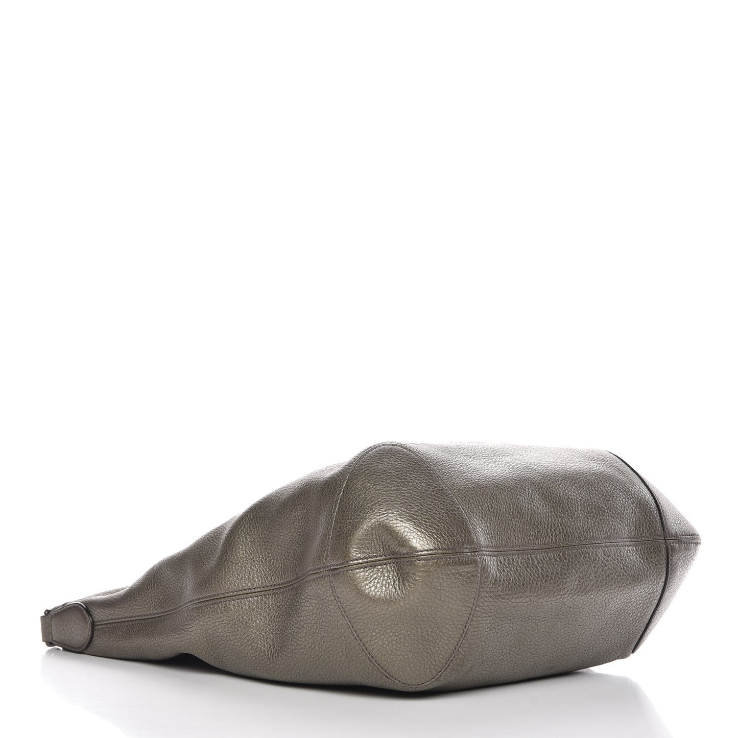 Metallic Pebbled Calfskin Medium Soho Chain Hobo Sasso
