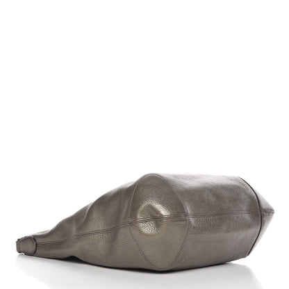 Gucci Metallic Pebbled Calfskin Medium Soho Chain Hobo Sasso 4 of 10