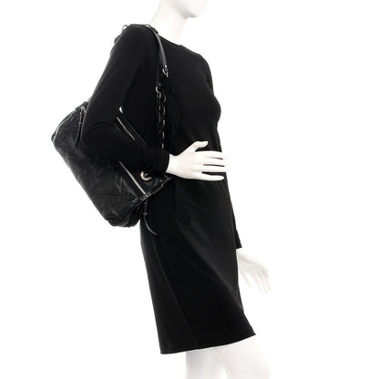Lanvin Lambskin Quilted Medium Amalia Shoulder Bag Black 2 of 19