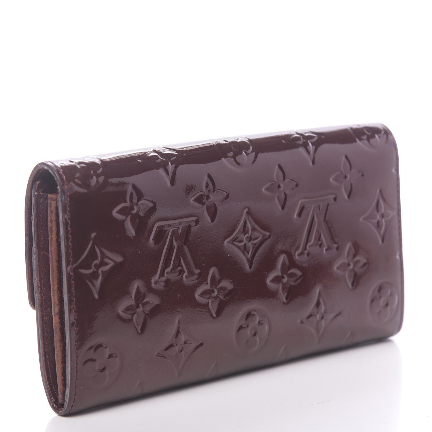 Louis Vuitton Vernis Sarah Wallet Rouge Fauviste 3 of 8