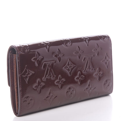 Louis Vuitton Vernis Sarah Wallet Rouge Fauviste 3 of 8
