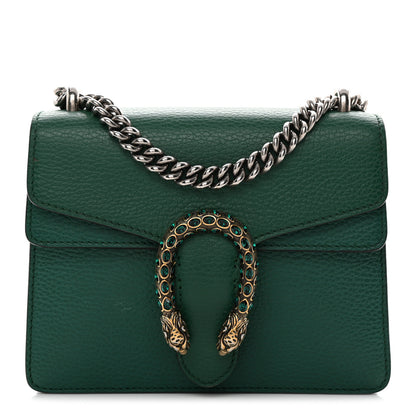 Gucci Calfskin Mini Dionysus Shoulder Bag Emerald 1 of 12