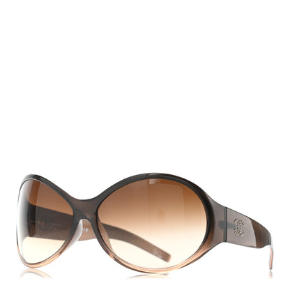 Chanel CC Crystal Sunglasses 6016 Brown 1 of 4