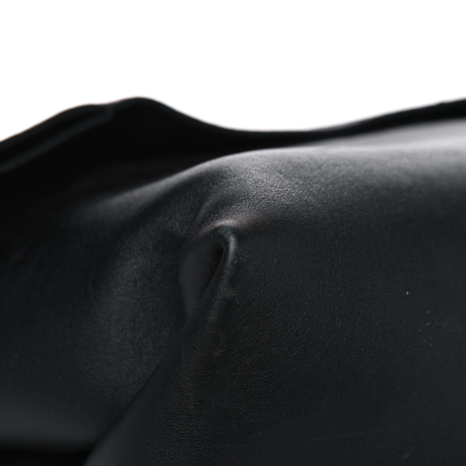 Celine Shrunken Lambskin All Soft Shoulder Bag Black 12 of 13
