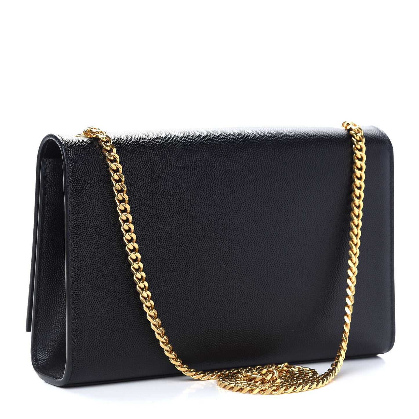 Grain De Poudre Medium Classic Monogram Kate Satchel Black