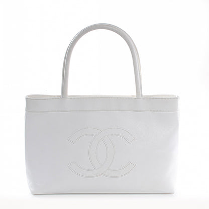Chanel Caviar Tote White 1 of 7