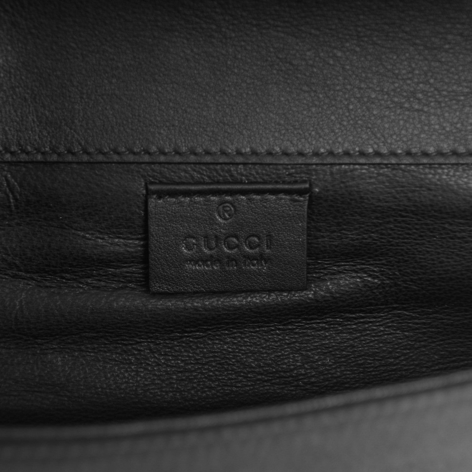 Gucci Satin Crystal Clutch Black 6 of 7