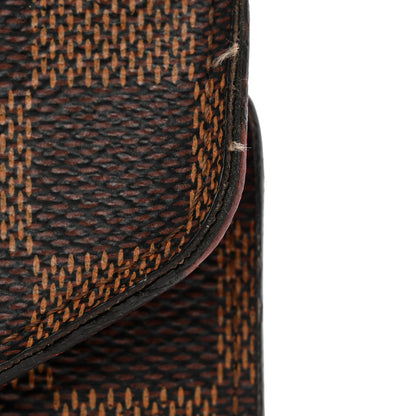 Louis Vuitton Damier Ebene Josephine Wallet Red 14 of 19
