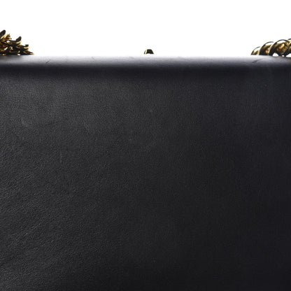 Gucci Calfskin Studded Small Padlock Shoulder Bag Black 8 of 9