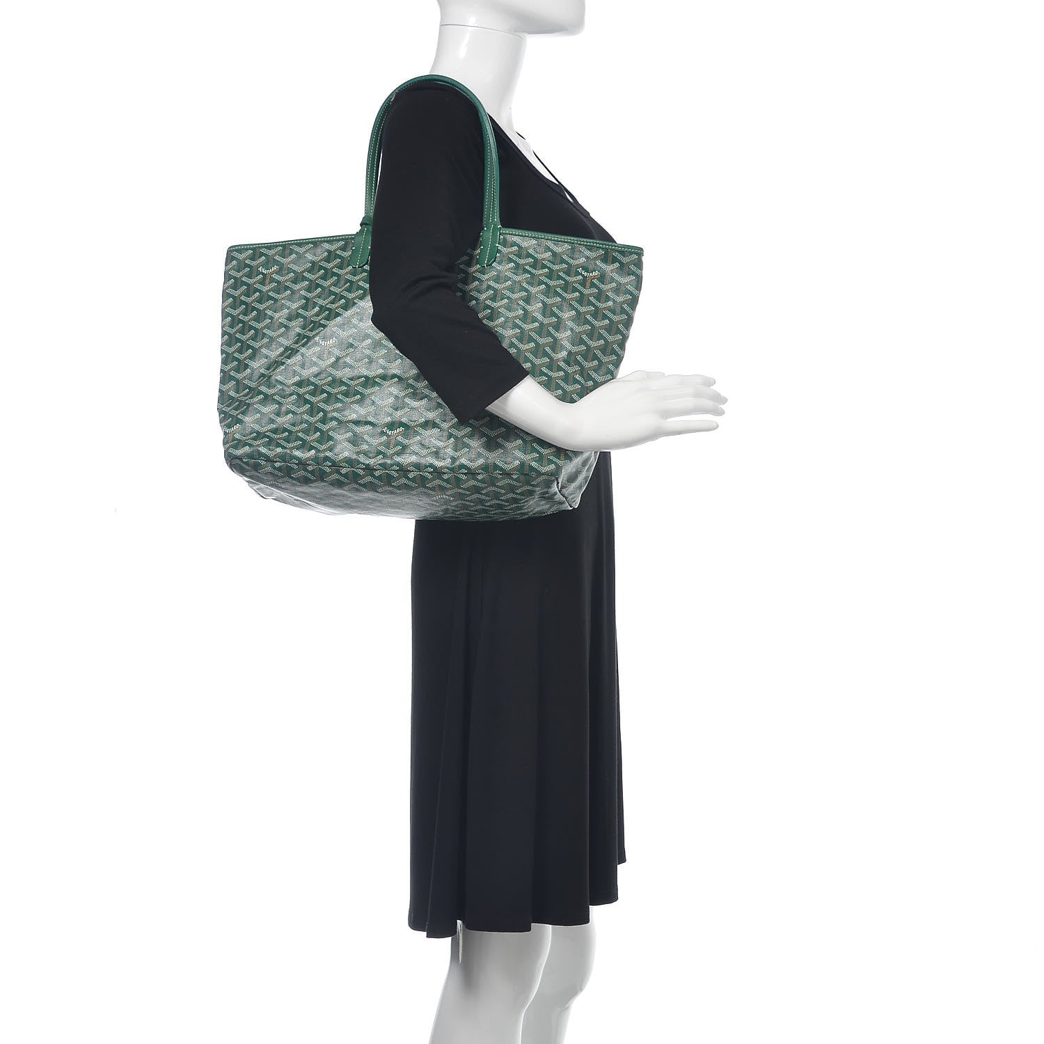 Goyard Goyardine Saint Louis PM Green 4 of 19