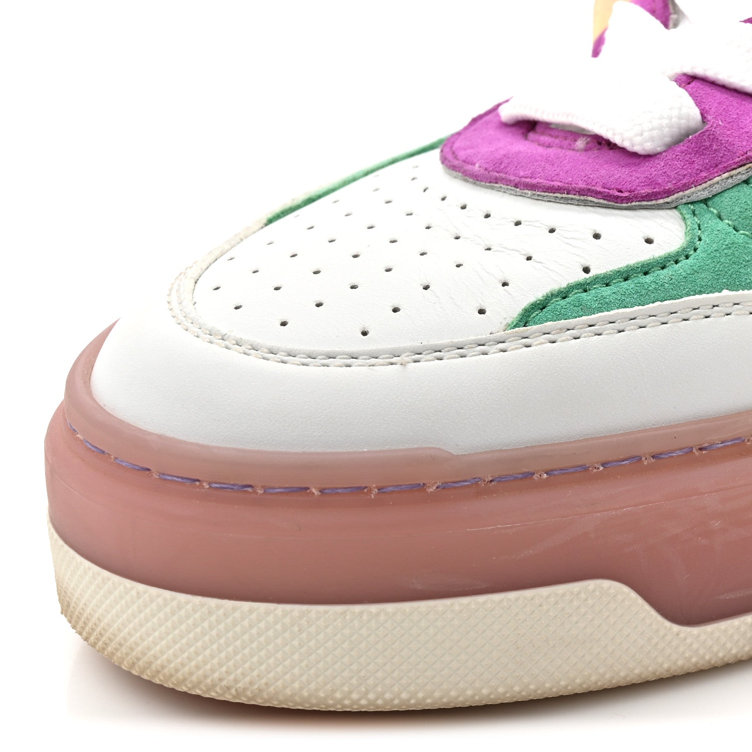 Christian Louboutin Calfskin Suede Spike Astroloubi Donna Low Top Sneakers 36 Kismet Supernova 9 of 11