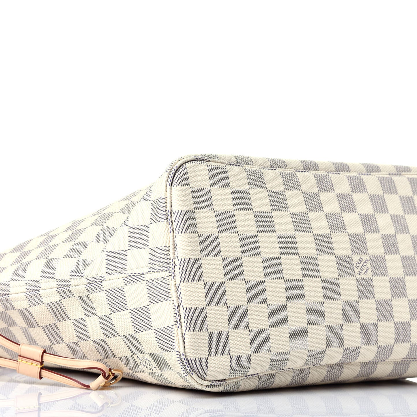 Damier Azur Neo Neverfull MM Rose Ballerine