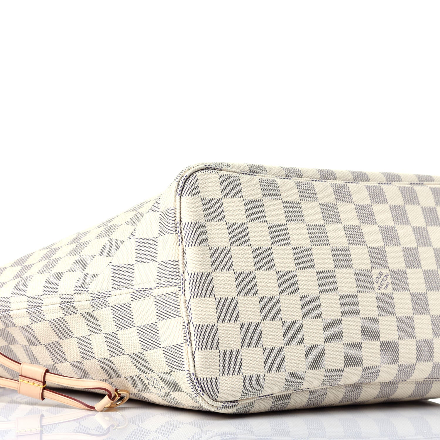 Louis Vuitton Damier Azur Neo Neverfull MM Rose Ballerine 7 of 8