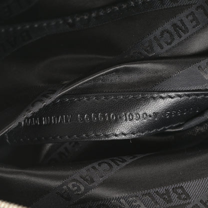 Balenciaga Agneau Arena Graffiti All Over XXS Souvenir Belt Bag Black White 7 of 10