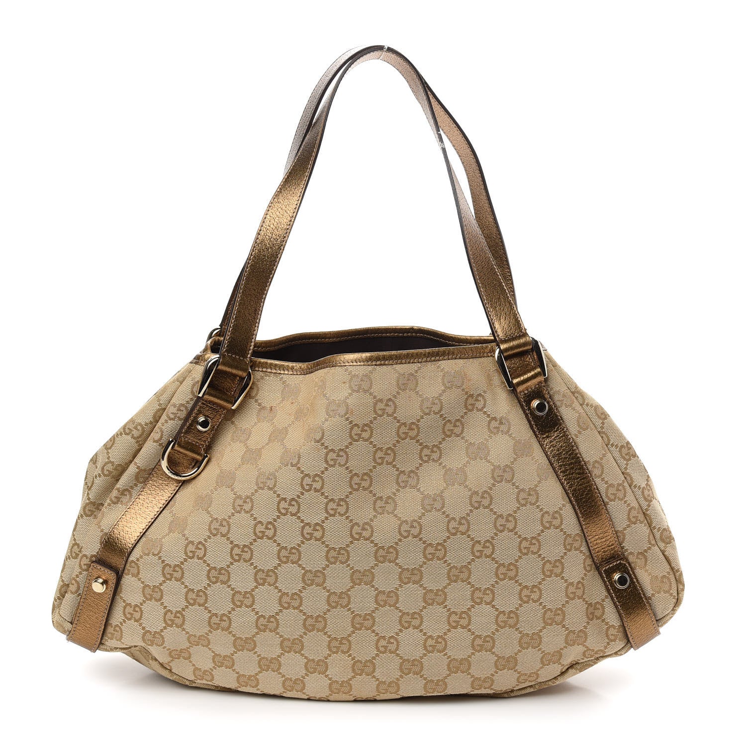 Gucci Monogram Medium Abbey Shoulder Bag Bronze 1 of 10