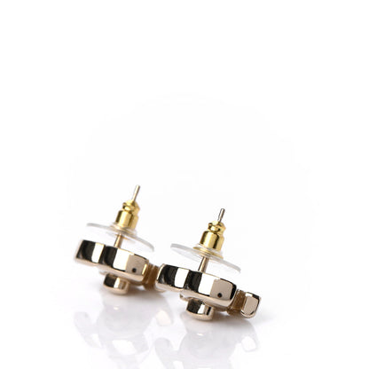 Chanel Metal CC Turnlock Earrings Gold 3 of 4