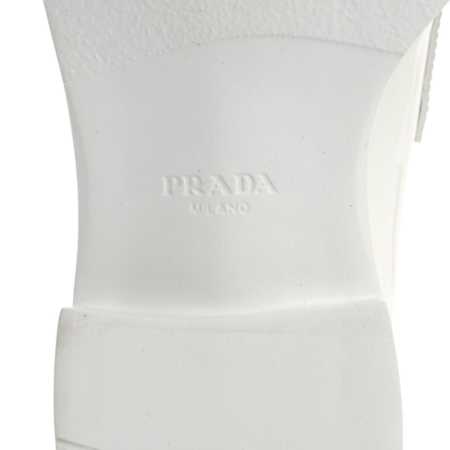 Vernice Triangle 50mm Loafers 39.5 White