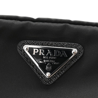 Prada Re-Nylon Vela Saffiano Wristlet Black 9 of 9