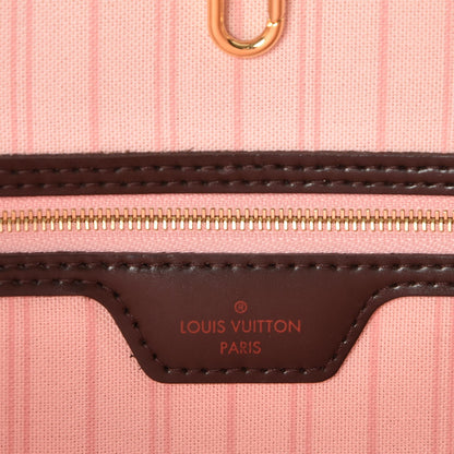 Louis Vuitton Damier Ebene Neo Neverfull MM Rose Ballerine 6 of 8
