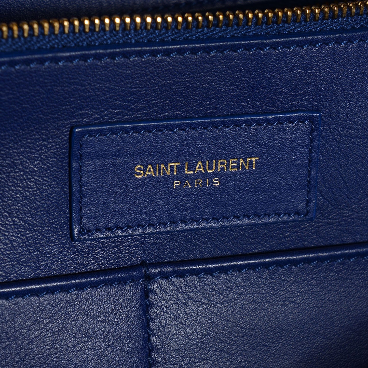 Calfskin Medium Classic Y Cabas Navy